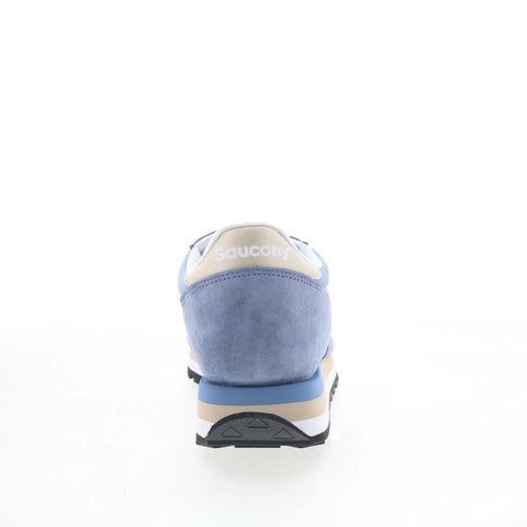 Saucony Jazz Triple S60530-44 Womens Blue Suede Lifestyle Sneakers Shoes