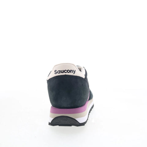 Saucony Jazz Triple S60530-48 Womens Black Suede Lifestyle Sneakers Shoes