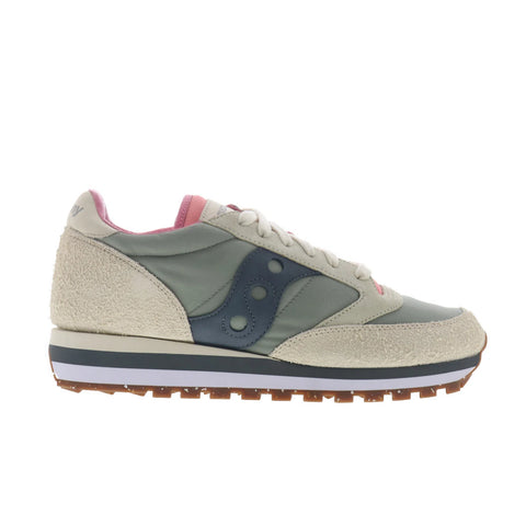 Saucony Jazz Triple S60794-1 Womens Green Suede Lifestyle Sneakers Shoes