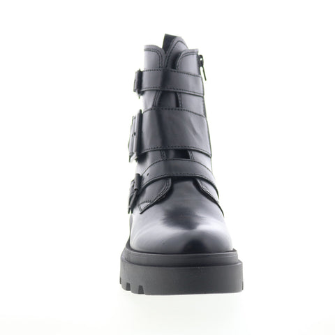 Fly London Jeda JEDA817FLY-000 Womens Black Leather Casual Dress Boots
