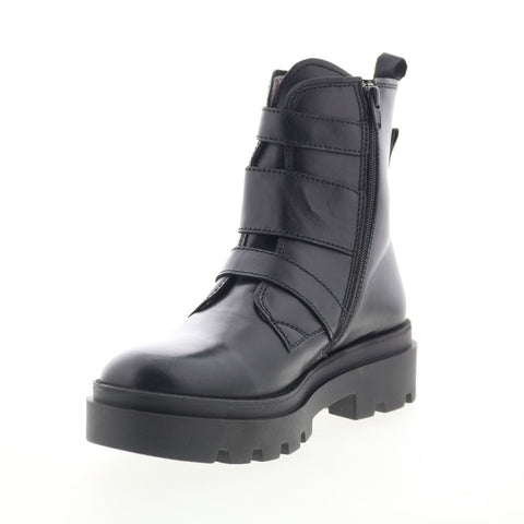 Fly London Jeda JEDA817FLY-000 Womens Black Leather Casual Dress Boots