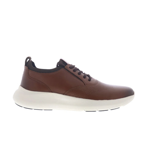 Rockport Jeffson RMJEFFSON Mens Brown Leather Lifestyle Sneakers Shoes