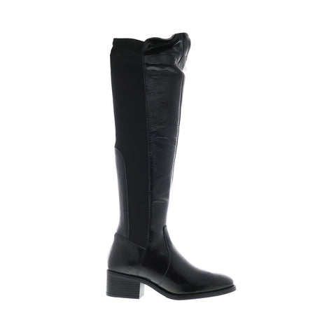 Bos. & Co. Jemmy Womens Black Synthetic Zipper Knee High Boots