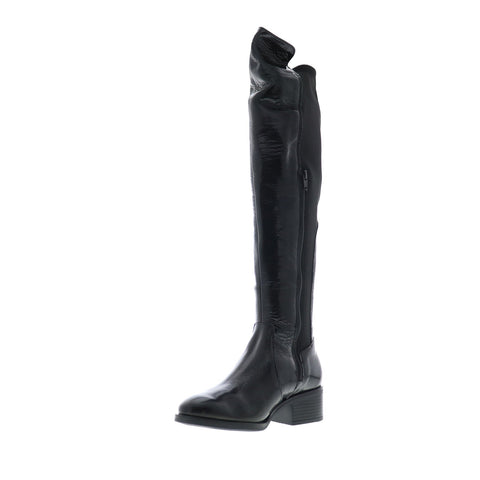 Bos. & Co. Jemmy Womens Black Synthetic Zipper Knee High Boots