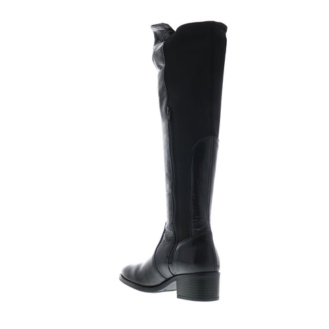 Bos. & Co. Jemmy Womens Black Synthetic Zipper Knee High Boots