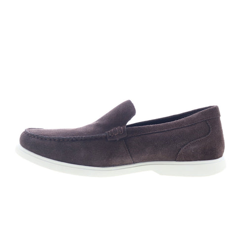 Rockport Jensen JENSEN Mens Brown Wide Loafers & Slip Ons Casual Shoes