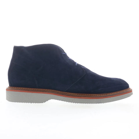Johnston & Murphy Jenson 24-6620 Mens Blue Suede Lace Up Chukkas Boots