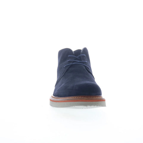 Johnston & Murphy Jenson 24-6620 Mens Blue Suede Lace Up Chukkas Boots