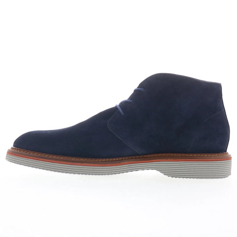 Johnston & Murphy Jenson 24-6620 Mens Blue Suede Lace Up Chukkas Boots