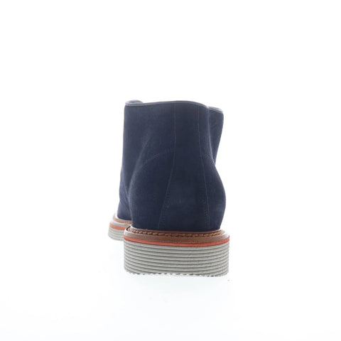 Johnston & Murphy Jenson 24-6620 Mens Blue Suede Lace Up Chukkas Boots