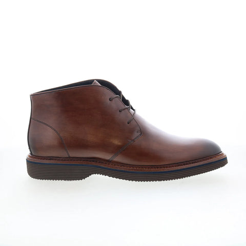 Johnston & Murphy Jenson 24-6626 Mens Brown Leather Lace Up Chukkas Boots