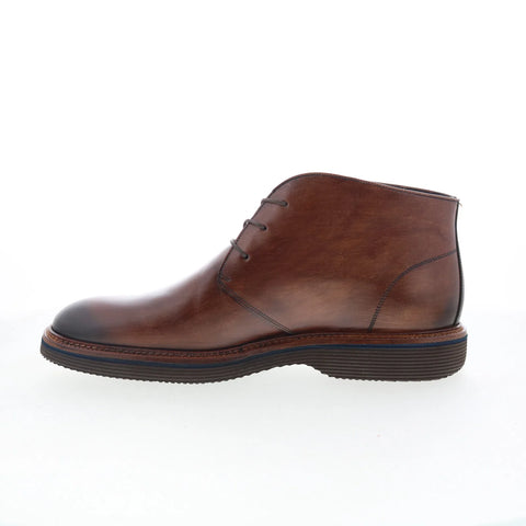 Johnston & Murphy Jenson 24-6626 Mens Brown Leather Lace Up Chukkas Boots