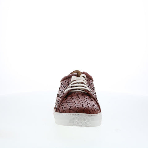 Robert Zur Jesse True Glove Mens Brown Leather Lace Up Lifestyle Sneakers Shoes
