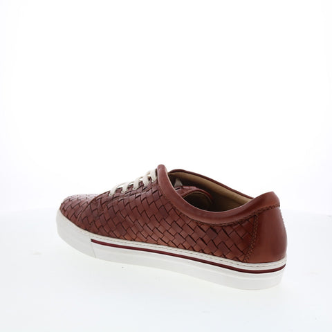 Robert Zur Jesse True Glove Mens Brown Leather Lace Up Lifestyle Sneakers Shoes