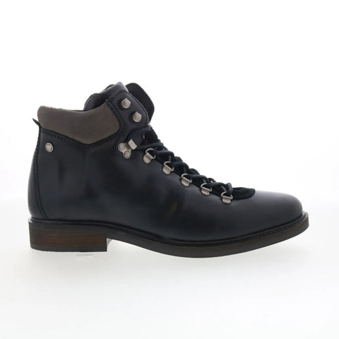Pajar Jessy 55293 Mens Black Leather Lace Up Ankle Boots