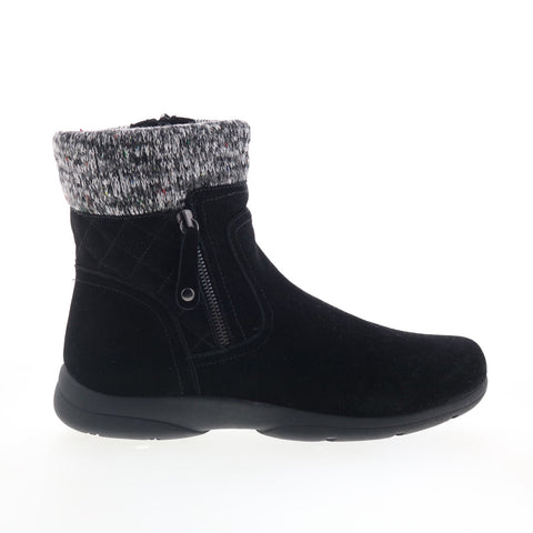 Easy Spirit Jetty SEJETTY Womens Black Suede Casual Dress Boots