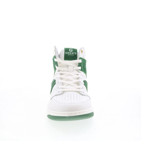 Greats JMZ Hightop JMZH01SG-308 Mens White Leather Lifestyle Sneakers Shoes