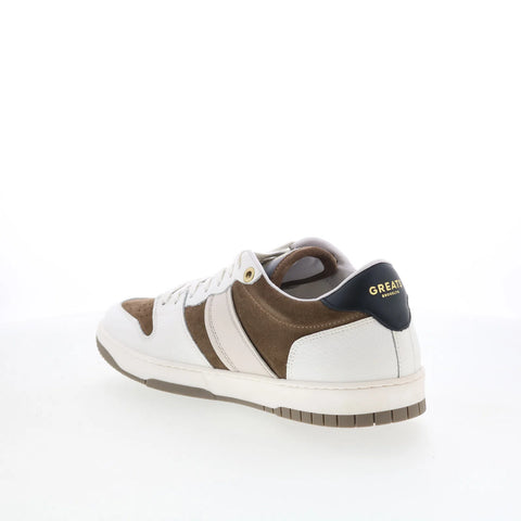 Greats JMZ JMZL01SG-271 Mens Brown Leather Lace Up Lifestyle Sneakers Shoes