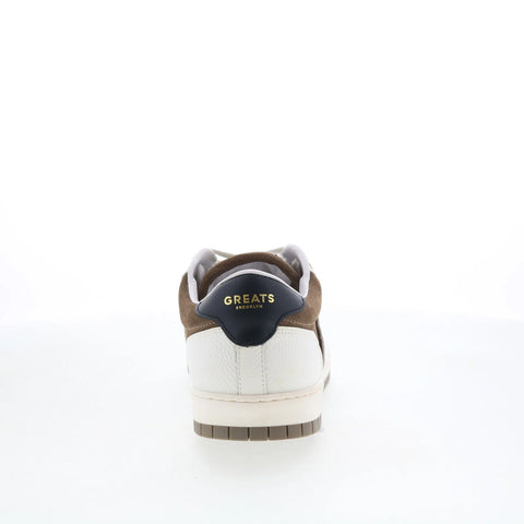 Greats JMZ JMZL01SG-271 Mens Brown Leather Lace Up Lifestyle Sneakers Shoes