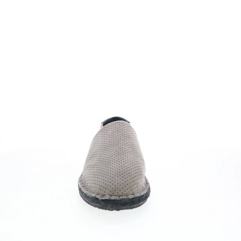 Greats Jones Espadrille JONE01SG-EY4 Mens Gray Loafers & Slip Ons Casual Shoes