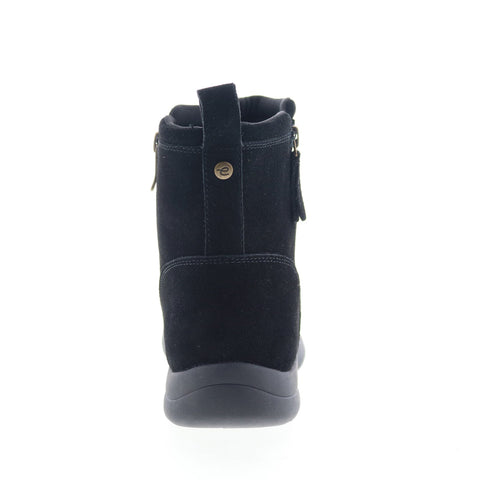 Easy Spirit Jonni SEJONNI Womens Black Wide Suede Casual Dress Boots