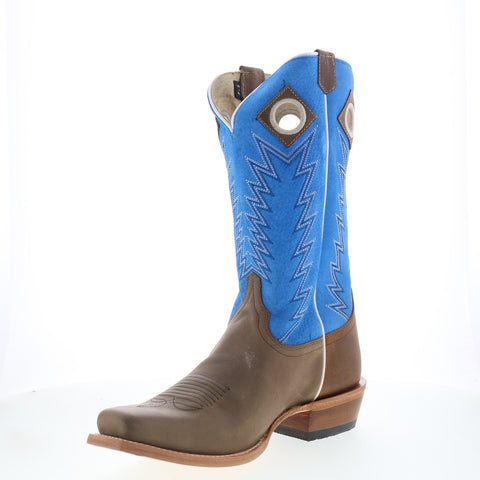 Justin Boots Ranker Sueded Boar JP2507 Mens Brown Cowboy Western Boots