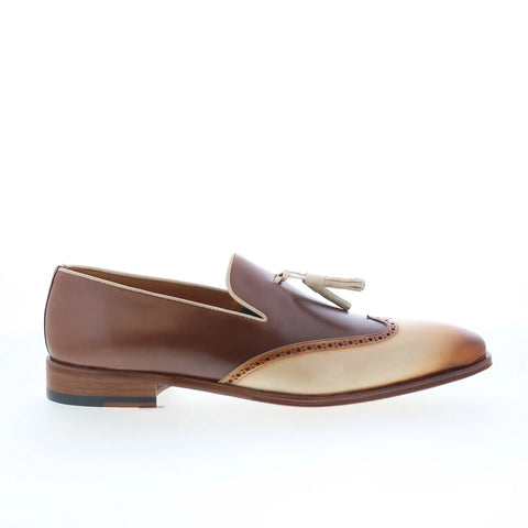 Mezlan Jucar 21589 Mens Brown Leather Loafers & Slip Ons Casual Shoes
