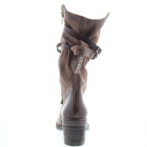 A.S. 98 Judd Womens Brown Leather Zipper Casual Dress Boots