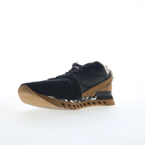 A.S. 98 Julian Mens Black Canvas Lace Up Lifestyle Sneakers Shoes