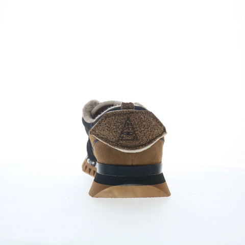 A.S. 98 Julian Mens Black Canvas Lace Up Lifestyle Sneakers Shoes
