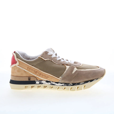 A.S. 98 Julian Mens Brown Suede Lace Up Lifestyle Sneakers Shoes