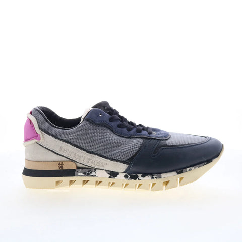A.S. 98 Julian Mens Blue Mesh Lace Up Lifestyle Sneakers Shoes