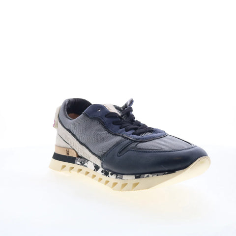 A.S. 98 Julian Mens Blue Mesh Lace Up Lifestyle Sneakers Shoes