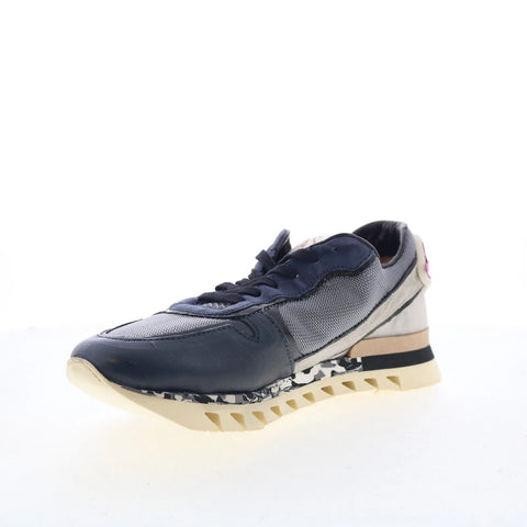 A.S. 98 Julian Mens Blue Mesh Lace Up Lifestyle Sneakers Shoes