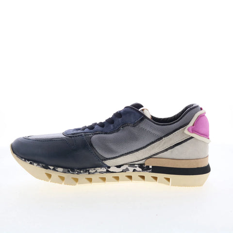 A.S. 98 Julian Mens Blue Mesh Lace Up Lifestyle Sneakers Shoes