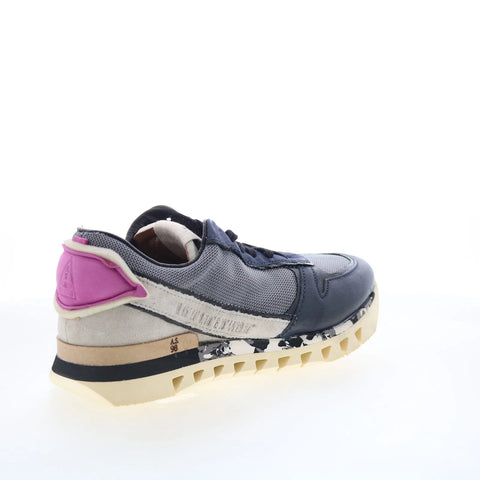 A.S. 98 Julian Mens Blue Mesh Lace Up Lifestyle Sneakers Shoes