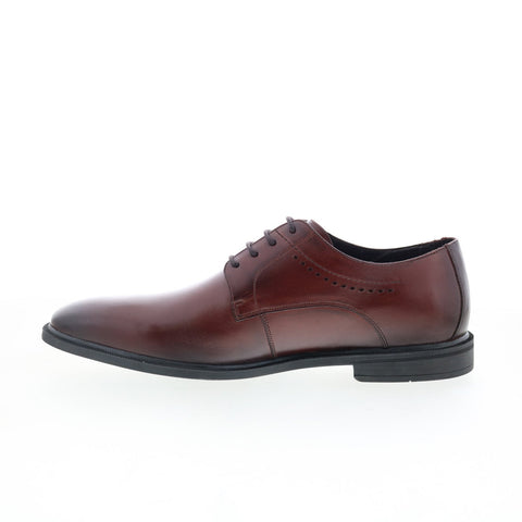 Studio Belvedere Julio Mens Brown Leather Oxfords & Lace Ups Plain Toe Shoes