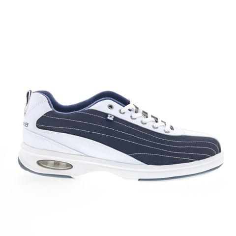 Brunswick K241-8 Mens Blue Synthetic Lace Up Athletic Bowling Shoes