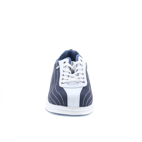 Brunswick K241-8 Mens Blue Synthetic Lace Up Athletic Bowling Shoes