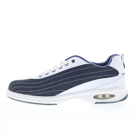 Brunswick K241-8 Mens Blue Synthetic Lace Up Athletic Bowling Shoes