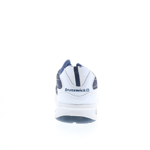 Brunswick K241-8 Mens Blue Synthetic Lace Up Athletic Bowling Shoes