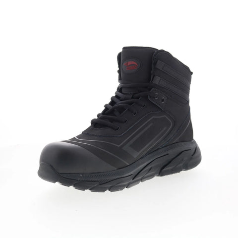 Avenger K4 Mid Alloy Toe Electrical Hazard Mens Black Wide Work Boots