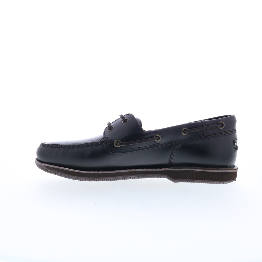 Rockport Perth K54692 Mens Brown Narrow Leather Loafers & Slip Ons Boa ...