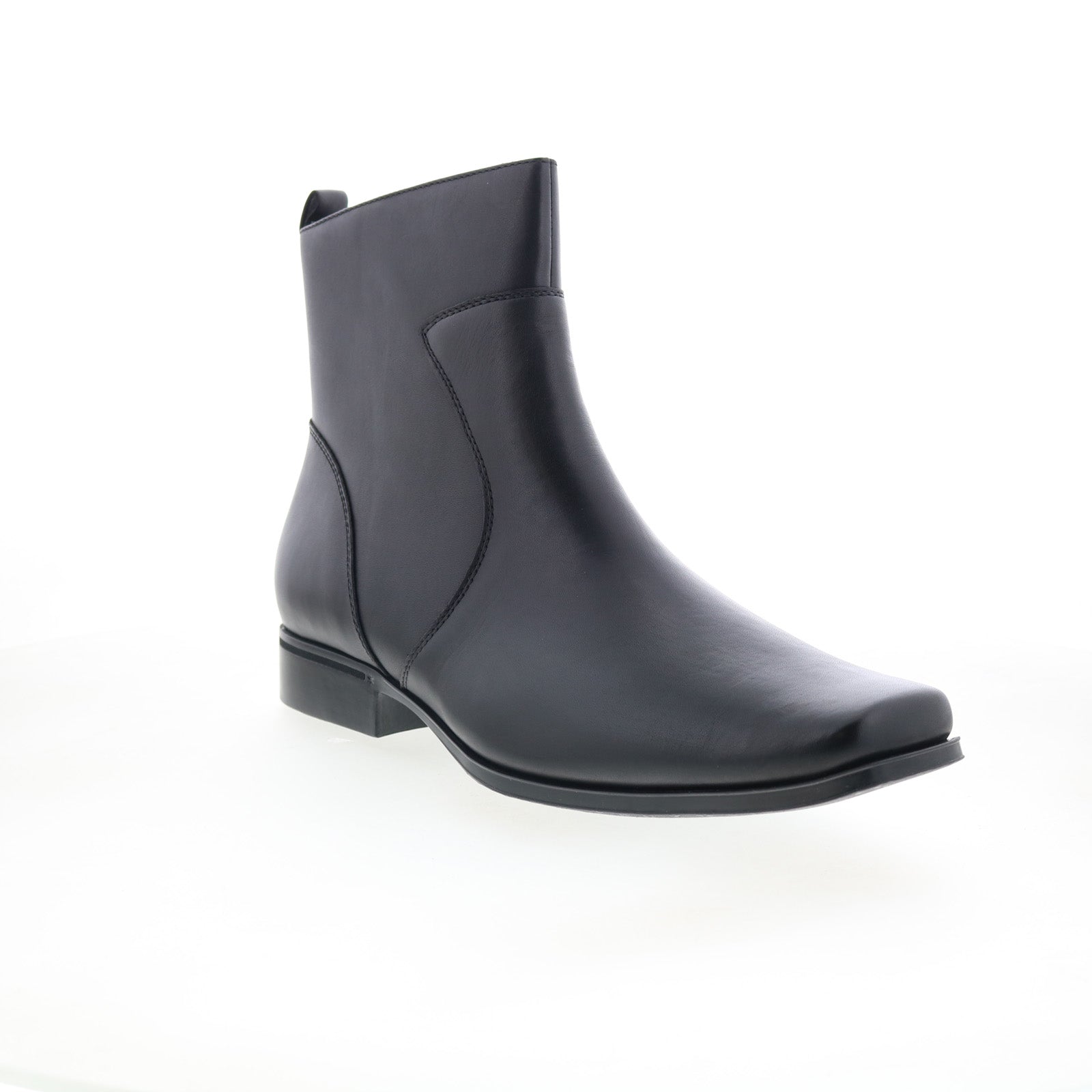 ROCKPORT Toloni Mens Classic Black Leather Side Zip Boots Rockport Men main image 4
