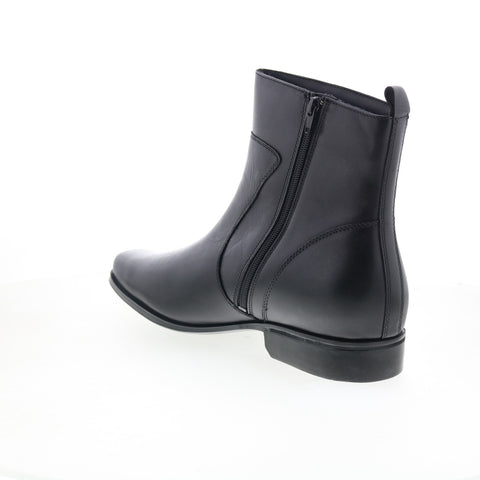 Rockport Toloni K70048 Mens Black Leather Slip On Casual Dress Boots