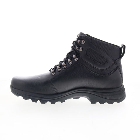 Rockport Elkhart K70652 Mens Black Leather Lace Up Casual Dress Boots