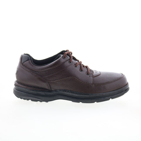 Rockport World Tour Classic Mens Brown Wide Lifestyle Sneakers Shoes