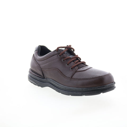 Rockport World Tour Classic Mens Brown Wide Lifestyle Sneakers Shoes