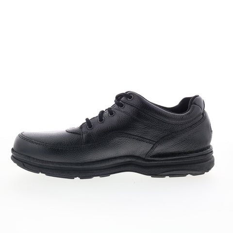 Rockport World Tour Classic Mens Black Extra Wide Lifestyle Sneakers Shoes