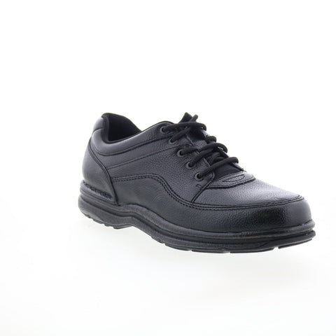 Rockport World Tour Classic Mens Black Extra Wide Lifestyle Sneakers Shoes